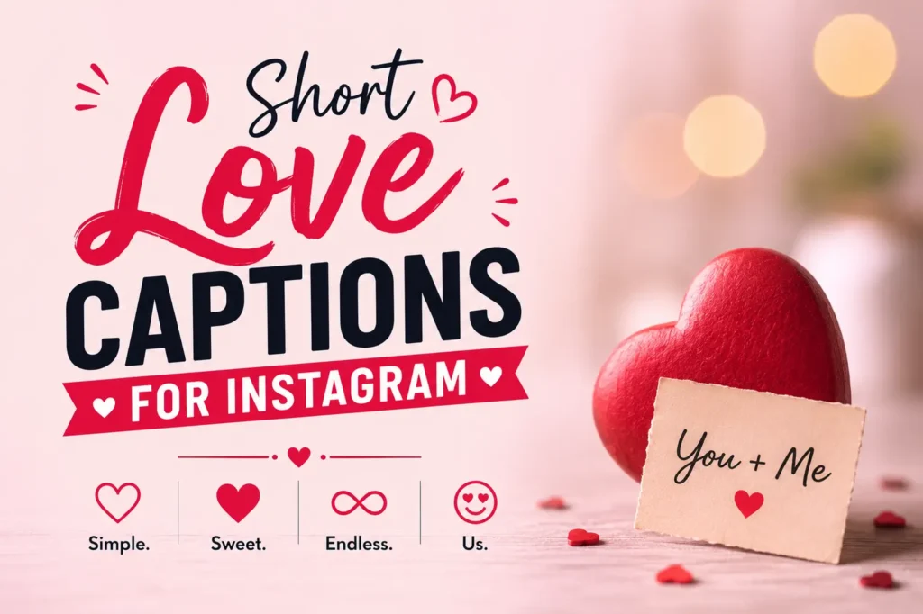 short love captions for instagram